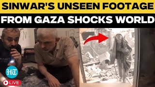 Israel Hamas War News Live | Yahya Sinwar's Unseen Footage From Gaza | Middle East Conflict