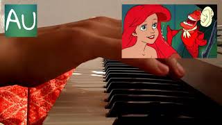 The Little Mermaid - Under the Sea (Sebastian's Song) PIANO Cover 🧜🏾‍♂️🧜🏾‍♀️🌊👍🏼🔥🎹🎶