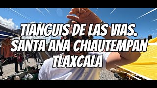 ASÍ SE PORTARON EN EL TIANGUIS 😨/TIANGUIS DE LAS VIAS, SANTA ANA CHIAUTEMPAN, TLAXCALA 😃