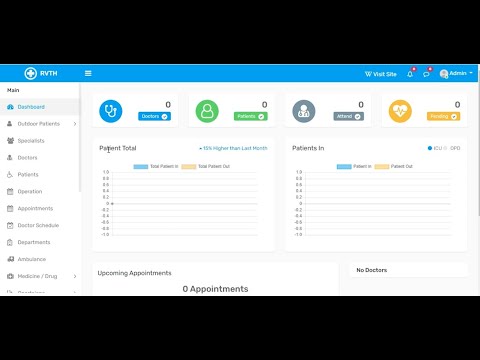 Hospital Management System Full Project 2020 Laravel Php Framework