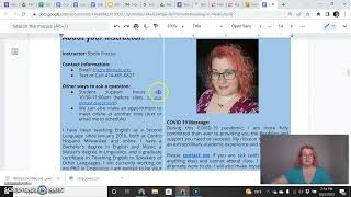 Blackboard tutorial for ESL-751-019, MATC Fall 2022