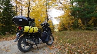 Honda SH150i scooter epic camping trip