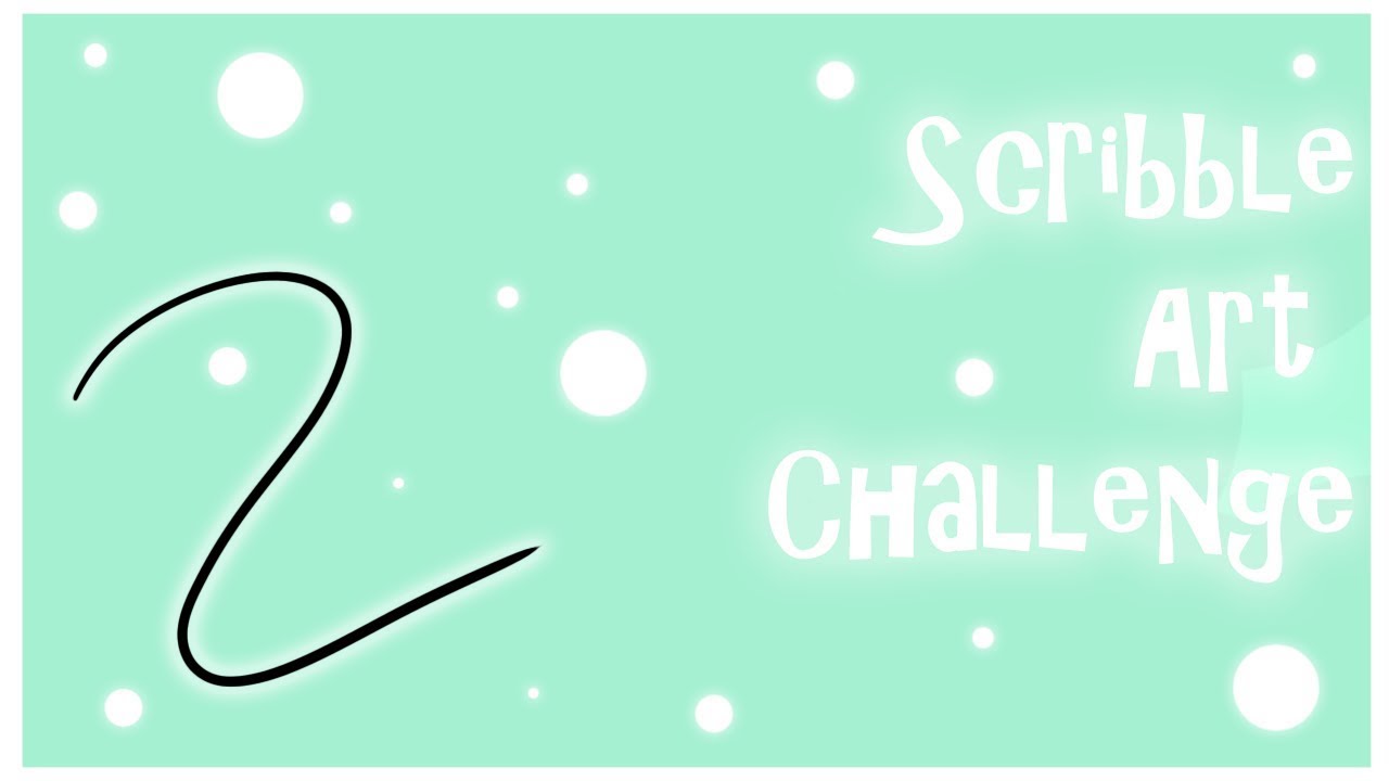 Scribble Art Challenge Youtube