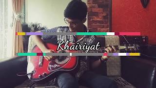 Khairiyat | Arijit Singh | Guitar Tabs | Aryan.