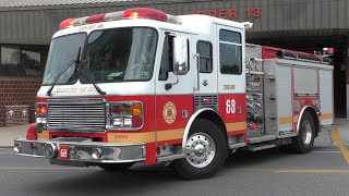 Philadelphia Fire Department Spare Engine 68 Responding 10/2/19