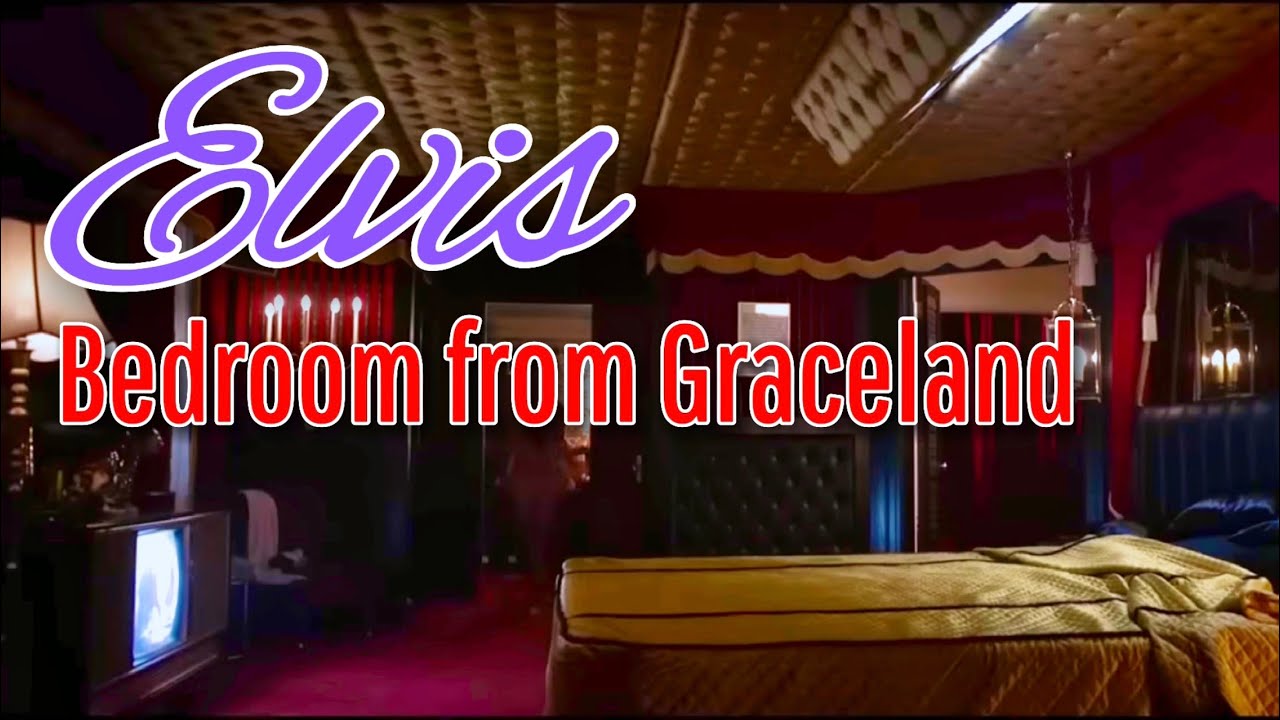 Elvis Bedroom From Graceland | Elvis' Upstairs Room In Graceland - YouTube