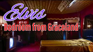 Elvis bedroom from Graceland | Elvis' upstairs room in Graceland