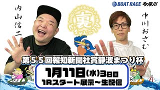 裏どちゃんこTV【第55回報知新聞社賞静波まつり杯：3日目】1/11（水）