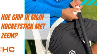 Hoe grip ik zeem om mijn hockeystick?