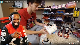 JESSER GIVES ME NO PROPS!! Reacting To His $30,000 SNEAKER COLLECTION!