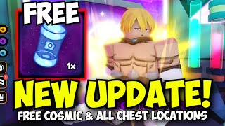 New FREE SLIME COSMIC + ALL CHEST LOCATIONS | Anime Champions Update!