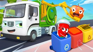 Garbage Truck, Fire Truck, Police Car | Car Cartoon | Kids Cartoon | Kids Song |BabyBus - Cars World