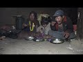 organic village life sisno cooking vegetables in the village