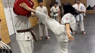 Kyokushinkai!! ️Fatal!! ️Killing crescent kick & mid-level roundhouse kick  ️Part 2