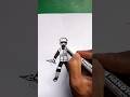 Level up your stick man#anime #drawing #sketch #stickman #drawingtutorial