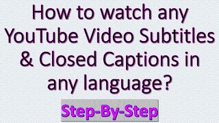 How to watch any YouTube video in your language? | Auto translate any YouTube video to your language