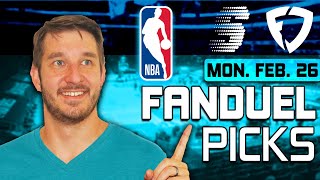 FanDuel NBA DFS Lineup Picks Today (2/26/24) | NBA DFS ConTENders