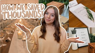 Everything I Thrifted & DIY'd For My Wedding! | money saving tips!