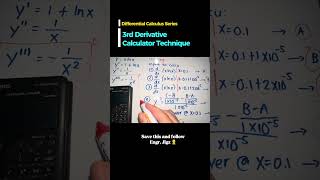3rd Derivative Calculator Technique