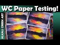 Wood Pulp/Cellulose Watercolor Paper Showdown - the results will surprise you!