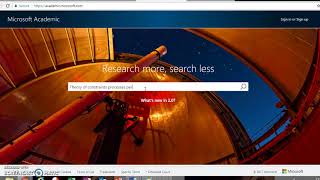 Microsoft Academic Search using Simple Keywords