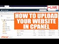 [🔴LIVE] How to upload your website in cPanel?