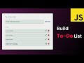 Build a To Do List App in HTML, CSS & JavaScript