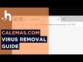 Remove Calemas.com Redirect Virus From Browser