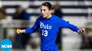 Duke's Mia Minestrella ties tournament record with 4 goals in first round win