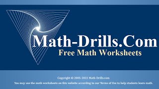 Math-Drills.com Introduction