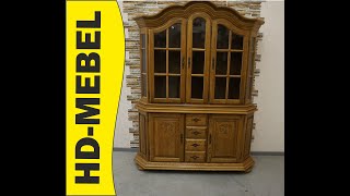 www.HD-MEBEL.pl *** WITYRNA Z KOMODĄ DĘBOWA SZER. 160 CM