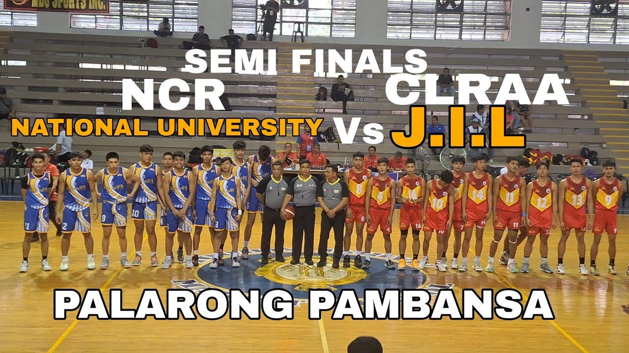 PALARONG PAMBANSA SEMI FINALS BASKETBALL FULL VIDEO NCR Vs CLRAA - YouTube