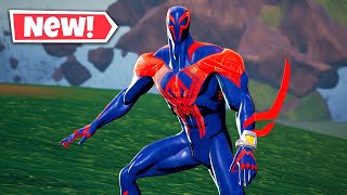 NEW SPIDER-MAN 2099 Skin Gameplay In Fortnite!
