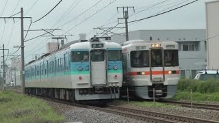 【離合!】313系3000番台・115系1000番台　平田付近で離合