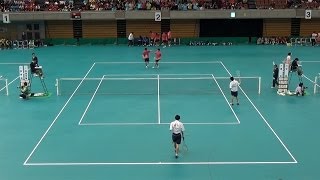 '14 全日本高等学校選抜ソフトテニス大会　男子準決勝 2-3