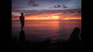 Beautiful sunset taken at Seaside dock, Weno, Chuuk, FSM