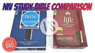 Comparing NIV Study Bible to Life Application Study Bible