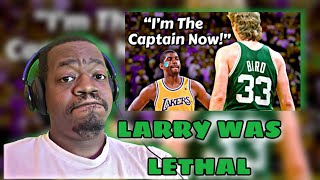 THE BEST LARRY BIRD "ALPHA MALE ROOKIE" STORY EVER TOLD - REACTION