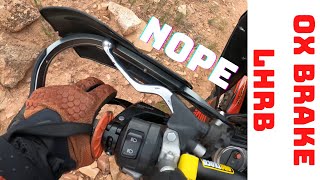 Ox Brake LHRB On A Honda CRF450L/RL? Meh.