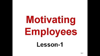 Chapter- Motivation (Part 1)