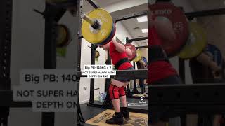 140KG x 2 SQUAT PB!