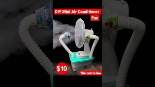 DIY air cooler/air conditioner fan/homemade air cooler/table fan cooling Idea/#aircooler #tdmade