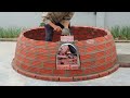 Make Arch Fish Tank from Brick and Cement