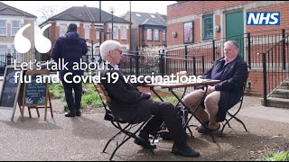Let's talk about flu and Covid-19 vaccinations - short version 2