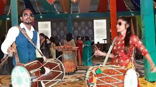 Best Punjabi Bhangra Dhol beats Indian classical beats instrumental girl play drums