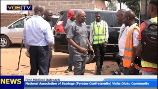 Nat'l Association of Seadogs (Pyrates Confraternity) renders free medical care in Oluku Community