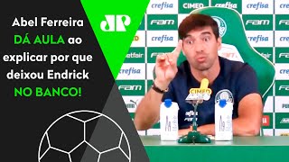 "POR QUE o Endrick NÃO JOGOU? É MUITO SIMPLES! Porque ele..." Abel Ferreira DÁ AULA no Palmeiras!