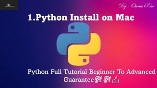 1.Install Python on Mac complete guide