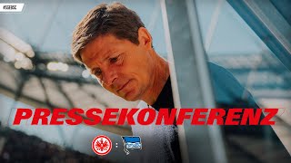 "Erste Halbzeit war gar nichts" I Pressekonferenz nach Eintracht Frankfurt - Hertha BSC