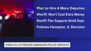 Knox County Sheriff's Office to provide police protection in Abingdon